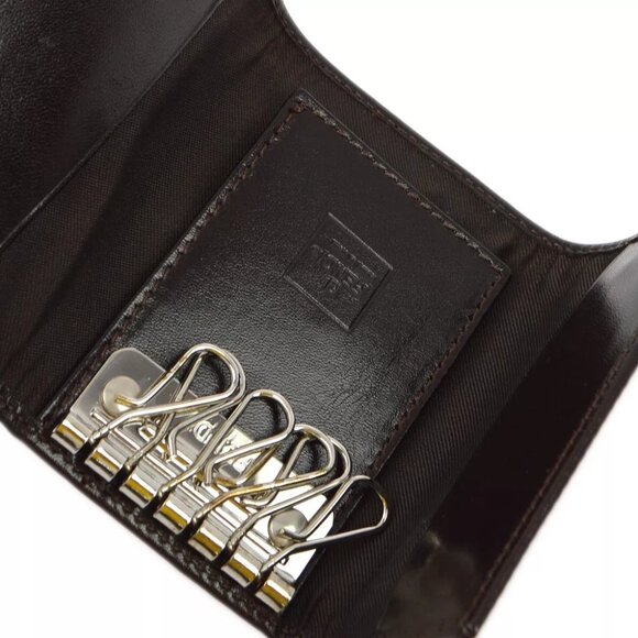 Fendi Brown Zucca Six Hook Key Case - Picture 6 of 7